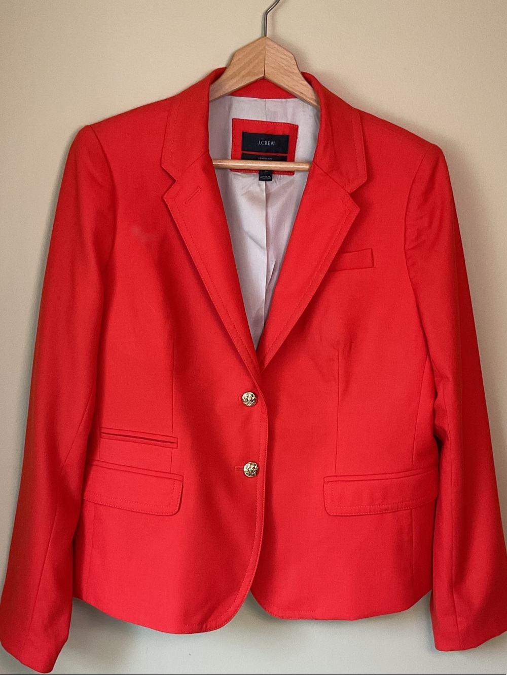 J. Crew Schoolboy 100% Wool Blazer Size 14